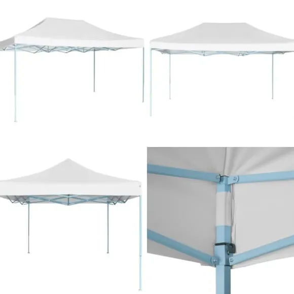 Foldbart festtelt 3x4,5 m hvid - Festtelt - Festtelte - Home & Living