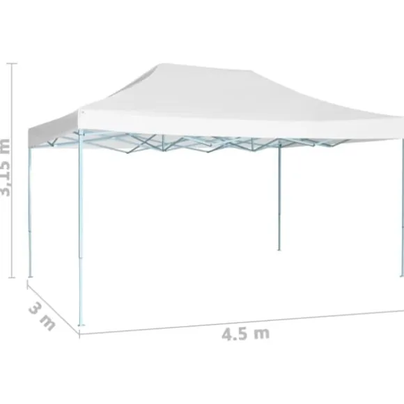 Foldbart festtelt 3x4,5 m hvid - Festtelt - Festtelte - Home & Living
