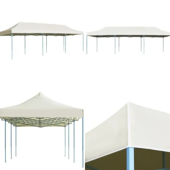 Foldbart pop op-festtelt 3x9 m cremefarvet - Festtelt - Festtelte - Home & Living