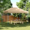 Foldbart pop up-festtelt 440x292x315 cm | Farve: Beige
