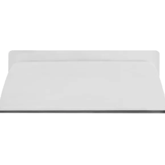 Fontæne til svømmebassin i rustfrit stål - Dekorativ vandfontæne | Størrelse: 30x9x26 cm | Farve: Sølv