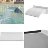 Fontæne til svømmebassin rustfrit stål 30x9x26 cm sølv - Vandfontæne Til Svømmebassin - Vandfontæne Til Svømmebassiner - Home & Living