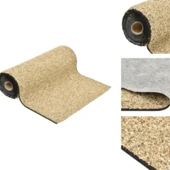 Fontæner & havedamme – tilbehør - Living stenfolie 1000x60 cm naturligt sand
