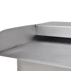 Fontæner - Living rektangulær vandfaldsfontæne med LED-lys rustfrit stål 30 cm