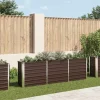 Forhøjet plantekasse i galvaniseret stål - Dybde 240x40x77 cm | Farve: Brun
