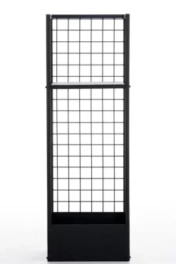 Forrest Firewood Rack - Black Metal, 40x40x120 cm