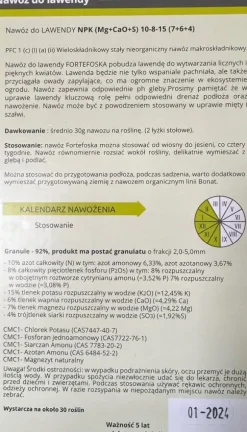FORTEFOSKA LAVENDELGØDNING 1 KG GRANULAT MEGET EFFEKTIV