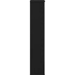 Fortsat til pejs - Slidstærk hylde til LED-flamme | Farve: Sort | Størrelse: 100x20x100 cm