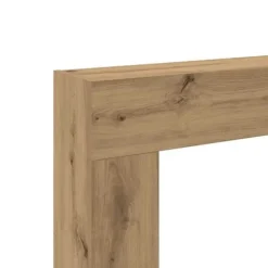 Fortsats til pejs - Dekorativ og funktionel hylde | Størrelse: 81x18x82 cm | Farve: Kunsteg