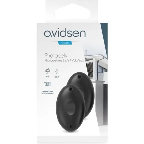 Fotoceller - AVIDSEN - Til alle portmotorer - 12V/24V