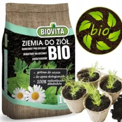 Færdiglavet Biovita urtejordsubstrat 10 l med gødning
