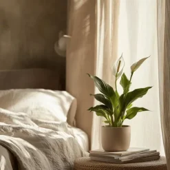 Fredslilje - Sæt med 2 - Spathiphyllum 'Torelli' - Højde 30-45cm - ⌀12cm