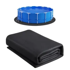 21ft Rund Poolforingspude, Overjordisk Pool, Heavy Duty Poolmåtte, Langvarig, God Beskyttelse