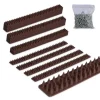 Fugleafvisende pigge, 2x49x4 cm, Brun, Plastik