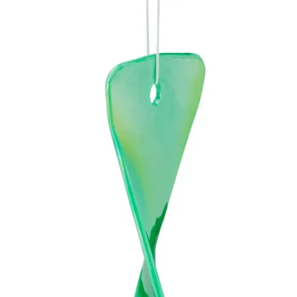 Fugleafvisende spiral, 40x3,5 cm, flerfarvet, plast