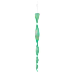 Fugleafvisende spiral, 40x3,5 cm, flerfarvet, plast