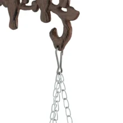 Fuglebad, 42x25x10,5 cm, Brun, Støbejern