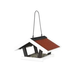 Fuglefoderautomat Trixie Hvid Sort 30 × 18 × 28 CM
