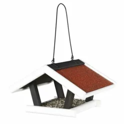 Fuglefoderautomat Trixie Hvid Sort 30 × 18 × 28 CM