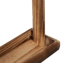 Fuglefoderbræt, Træ, 16.5x21x8 cm, Brun