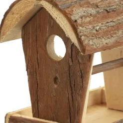 Fuglefoderbræt, Træ, 18x13.5x19.5 cm, Natur