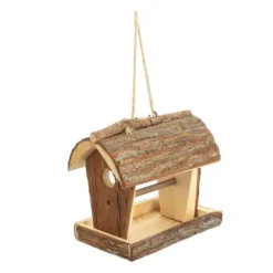 Fuglefoderbræt, Træ, 18x13.5x19.5 cm, Natur