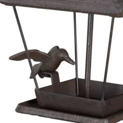 Fuglefoderbræt, 115x15x16 cm, Brun, Støbejern