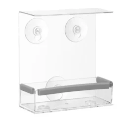 Fuglefoderbræt, 16,5x15x7,5 cm, Transparent