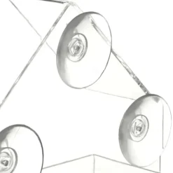 Fuglefoderbræt, 15x15x7 cm, Transparent