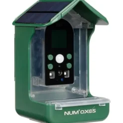 Fuglefoder-/drikkekrukke med integreret kamera - NUM'AXES - CAM1074 - 120° - Grøn