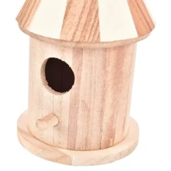 Fuglehus i Træ - 15.5 x 7.5 cm