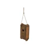 Fuglehus Murstensform Naturligt genbrugstræ 30x15x12cm