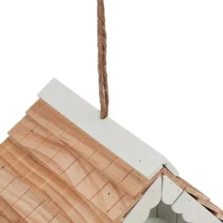 Fuglehus, 23.5x18x18 cm, Hvid