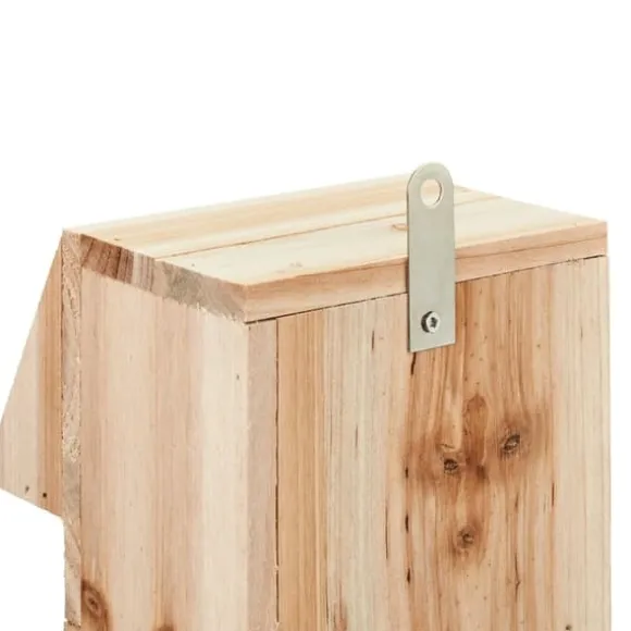 Fuglekasse, 24,5x14x14 cm, Natur