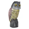 Fugleskræmsel Ugle Dekoration, 38x16x18 cm, Sort