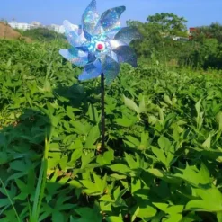 Fuglevindmølle Udendørs Fugleafvisende PinWheels Reflekterende Vindmølle Fugleafvisere