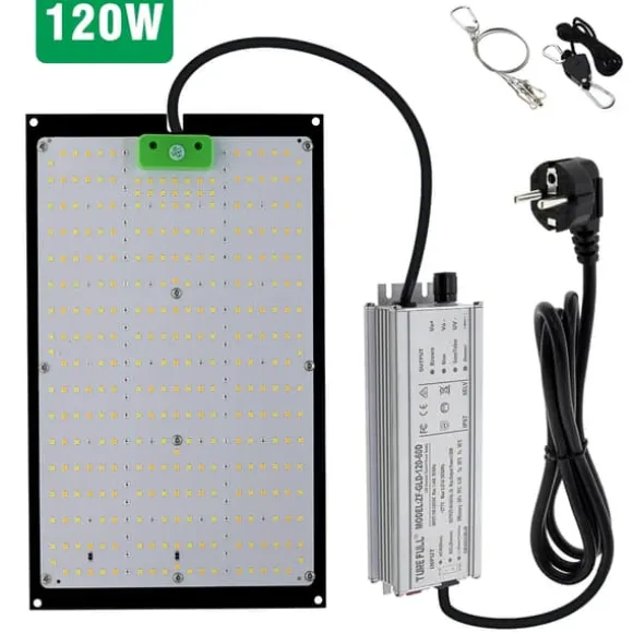 Fuldspektret LED vækstlys, høj lysstyrke, dæmpbar kontrol,120W