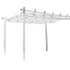 FURNLUX UDENDØRS PERGOLA LAZIO HVID 395CM
