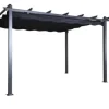 FURNLUX UDENDØRS PERGOLA LAZIO SORT 395CM