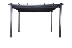 FURNLUX UDENDØRS PERGOLA LAZIO SORT 395CM