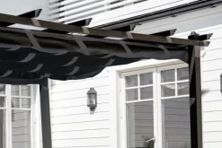FURNLUX UDENDØRS PERGOLA LAZIO SORT 395CM