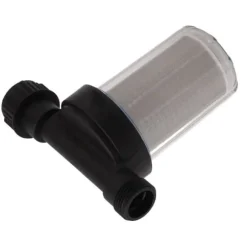G3/4 Haveslangefilter Vandpumpe Si Filter Rustfrit stål Filterskærm Transparent design Haveslange Sedimentfilter