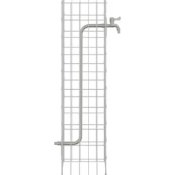Gabion søjle i rustfrit stål - Moderne udendørs dekoration | Størrelse: 25x25x100 cm