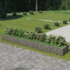 Gabion-højbed i galvaniseret stål | Størrelse: 540x90x50 cm | Robust og holdbar haveindretning