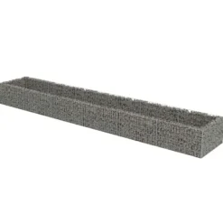 Gabion-højbed i galvaniseret stål | Størrelse: 540x90x50 cm | Robust og holdbar haveindretning