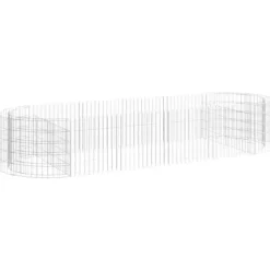 Gabion-højbed 300x100x50 cm galvaniseret jern - Gabion-havebed - Gabion-havebede - Home & Living