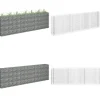 Gabion-højbed 270x30x90 cm galvaniseret stål - Gabion-højbed - Gabion-højbede - Home & Living