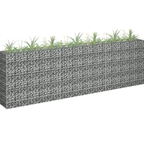Gabion-højbed 270x30x90 cm galvaniseret stål - Gabion-højbed - Gabion-højbede - Home & Living