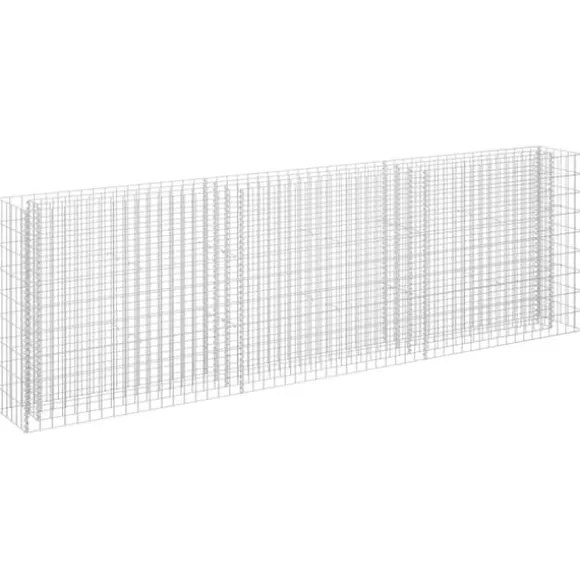 Gabion-højbed 270x30x90 cm galvaniseret stål - Gabion-højbed - Gabion-højbede - Home & Living