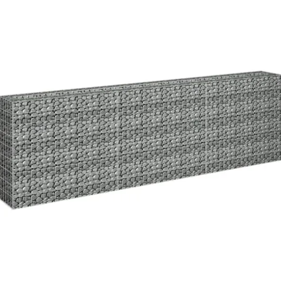 Gabion-højbed 270x30x90 cm galvaniseret stål - Gabion-højbed - Gabion-højbede - Home & Living